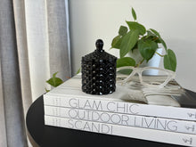 Load image into Gallery viewer, Gloss Black Baby Geo 120ml Soy Candle