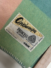 Load image into Gallery viewer, Onehunga Princess Rainbow Double NZ Wool Blanket