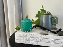 Load image into Gallery viewer, Royal Teal Baby Geo 120ml Soy Candle
