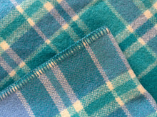 Load image into Gallery viewer, Teal Double NZ Wool Blanket