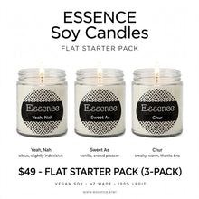 Load image into Gallery viewer, Classic 120ml Soy Candles -3pk Flat Starter Pack