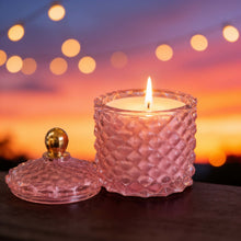 Load image into Gallery viewer, Blush Quartz Baby Geo 120ml Soy Candle
