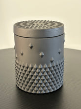 Load image into Gallery viewer, Matt Black Rockstud 350ml Soy Candle
