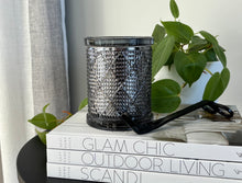 Load image into Gallery viewer, Metallic Black Diamond 450ml Soy Candle
