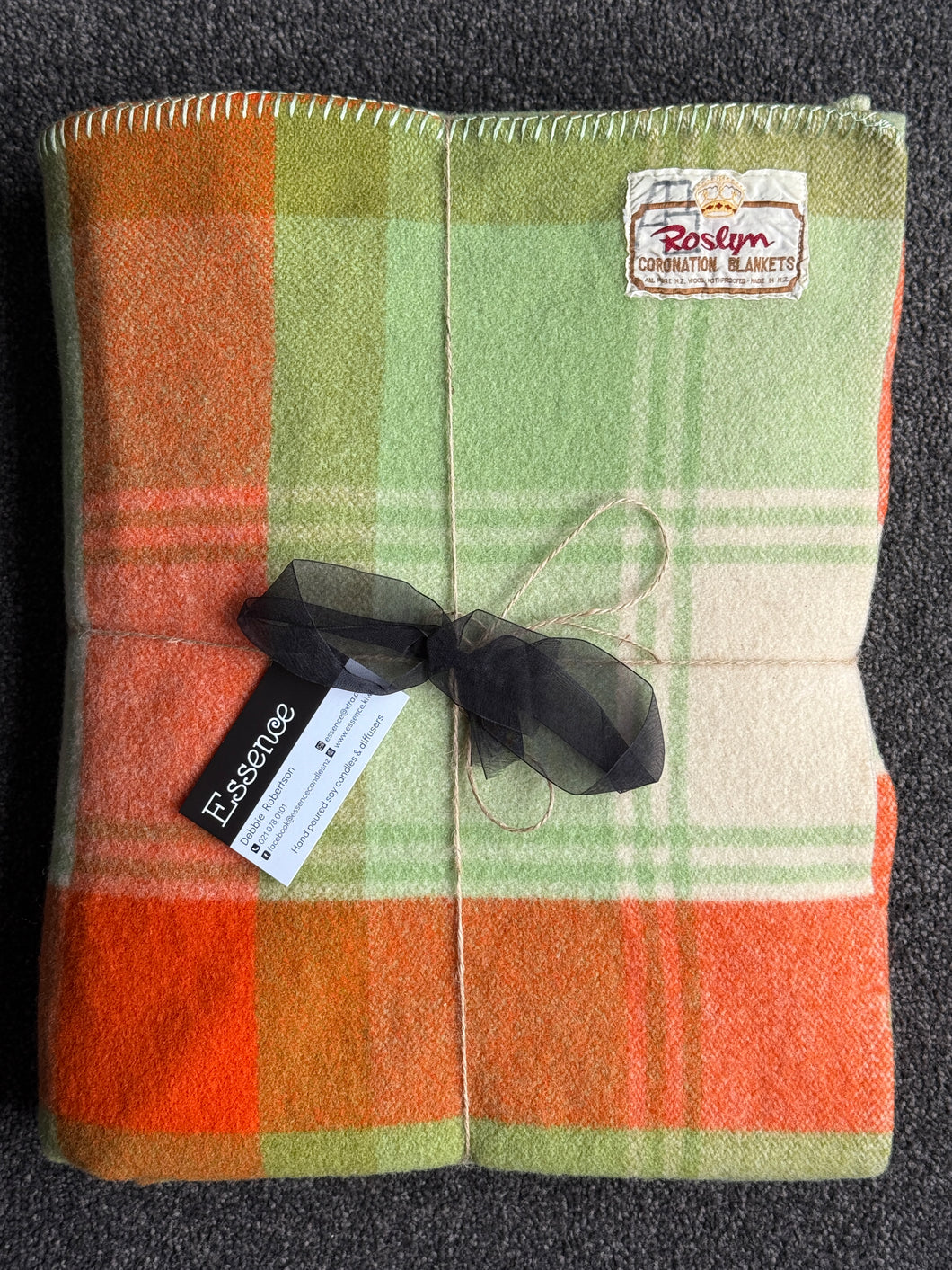 Roslyn Coronation Pure NZ Wool SINGLE Blanket