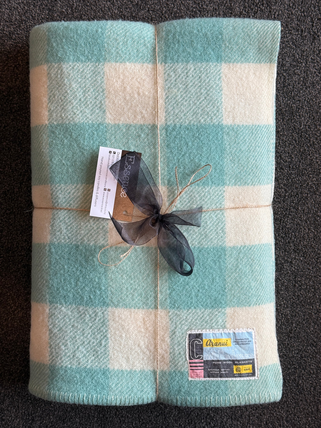 Aranui Pure Virgin NZ Wool KING SINGLE Blanket