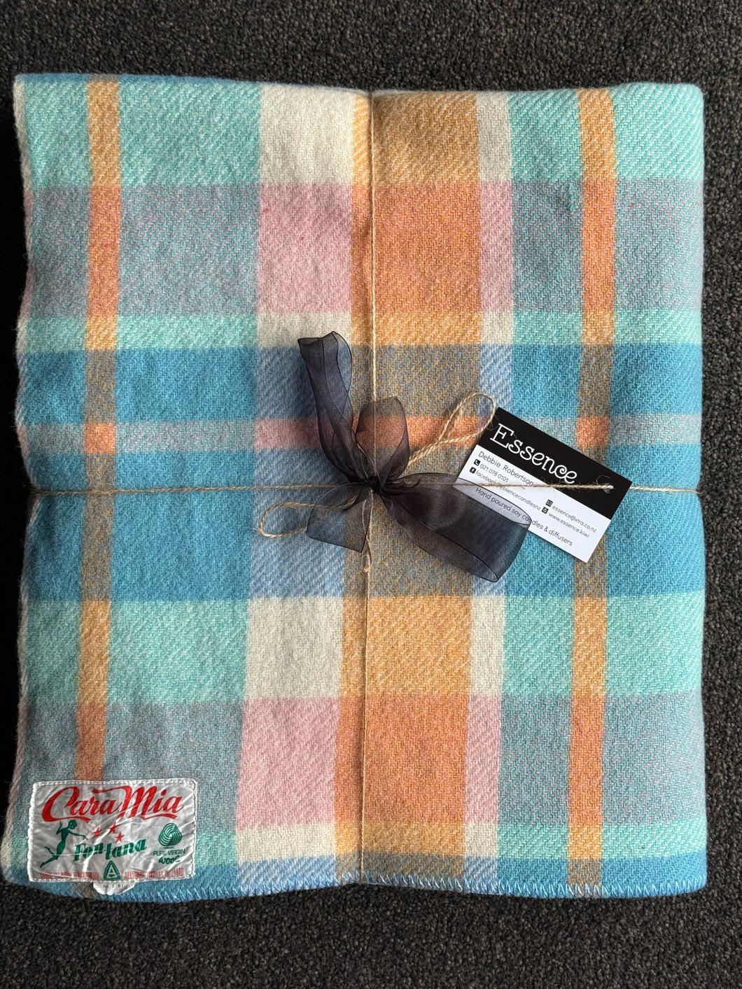 Cara Mia (beloved) 100% Pure NZ Wool Fontana KING SINGLE Blanket