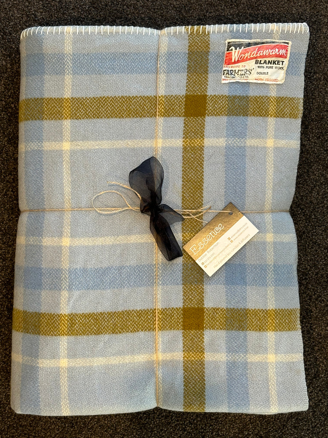 Wondawarm 100% Pure NZ Wool DOUBLE Blanket
