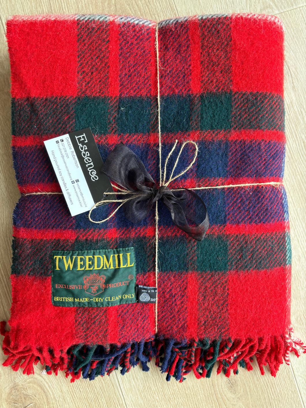 TWEEDMILL Pure Wool Travel Rug