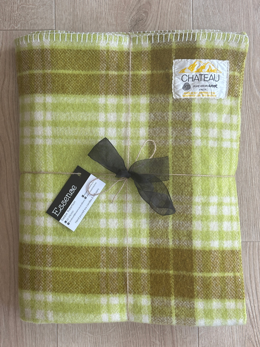 Chateau Pure Virgin NZ Wool SINGLE Blanket