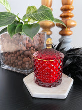 Load image into Gallery viewer, Royal Red Baby Geo 120ml Soy Candle
