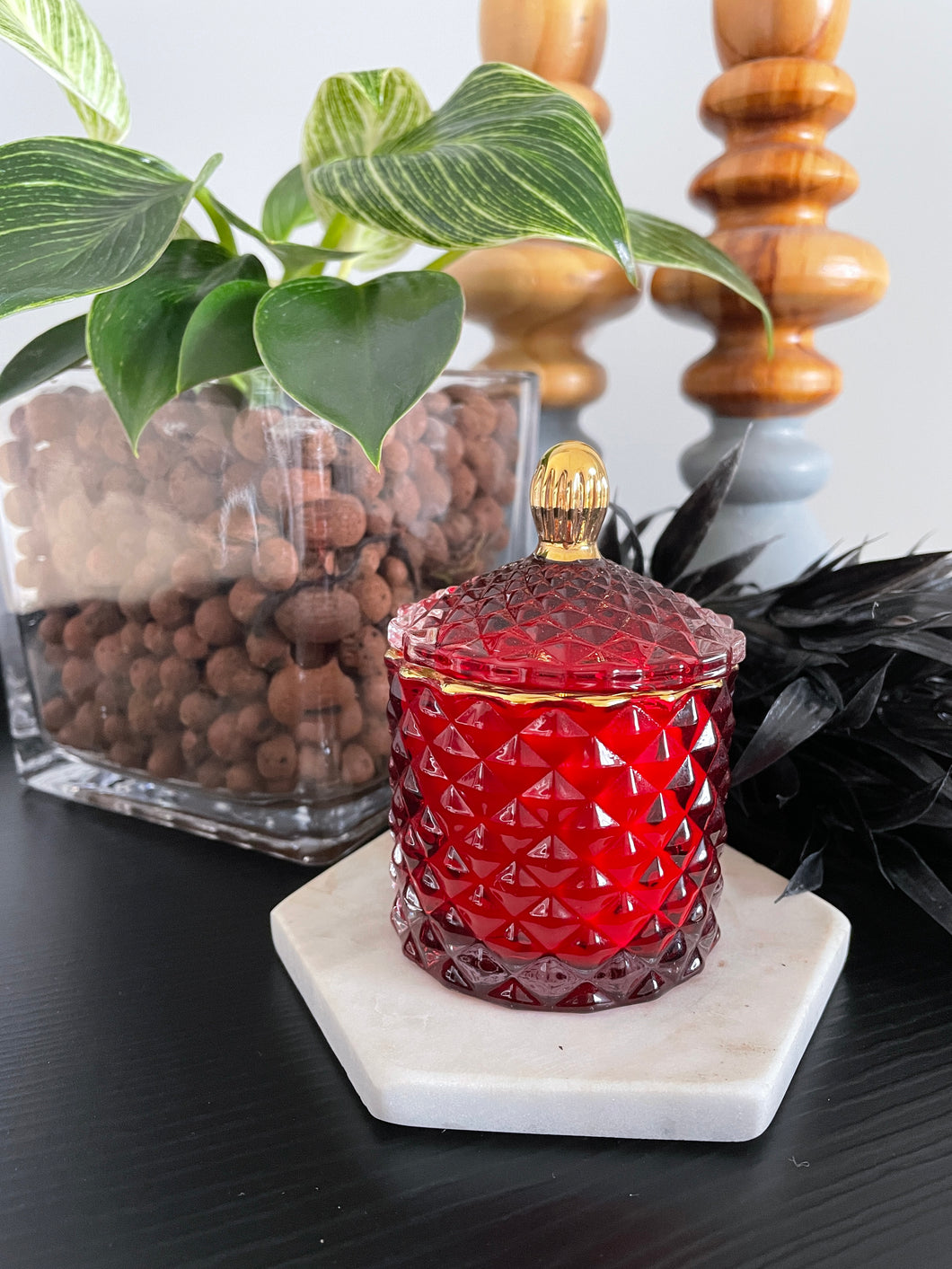Royal Red Baby Geo 120ml Soy Candle
