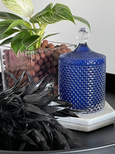 Load image into Gallery viewer, Lapis Blue Tear Drop 285ml Soy Candle
